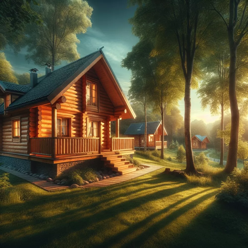 Domki Drewniane Całoroczne Do 35 M Pod Klucz