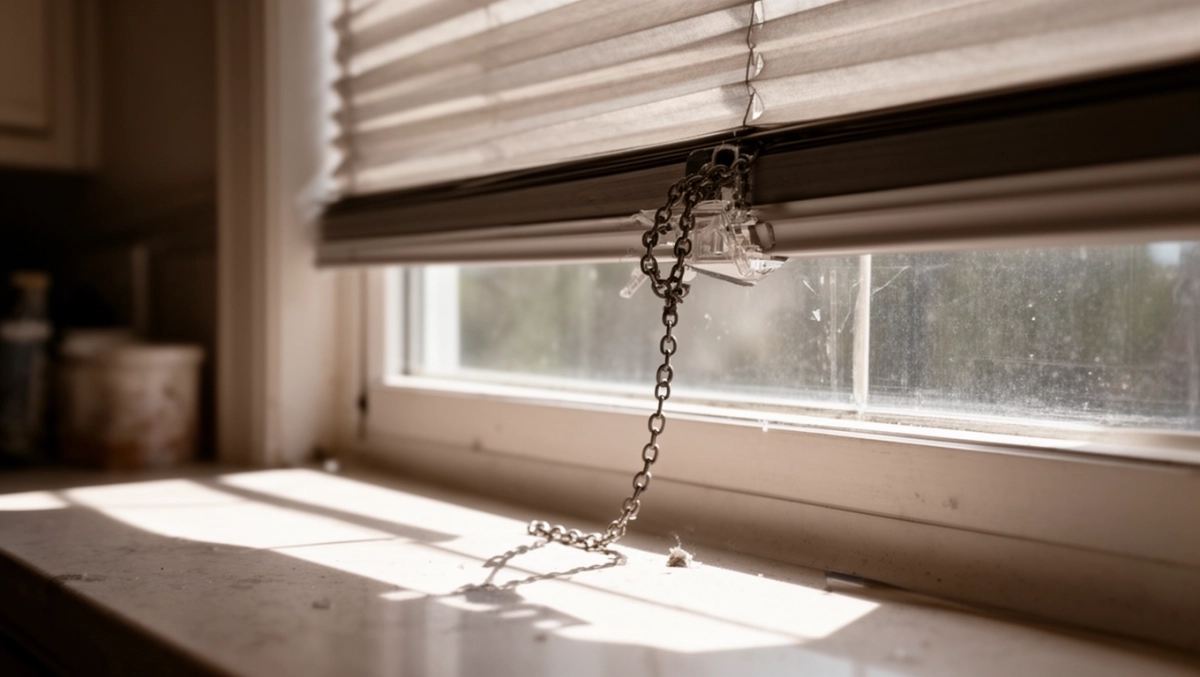 Jak założyć łańcuszek do rolety w kasecie