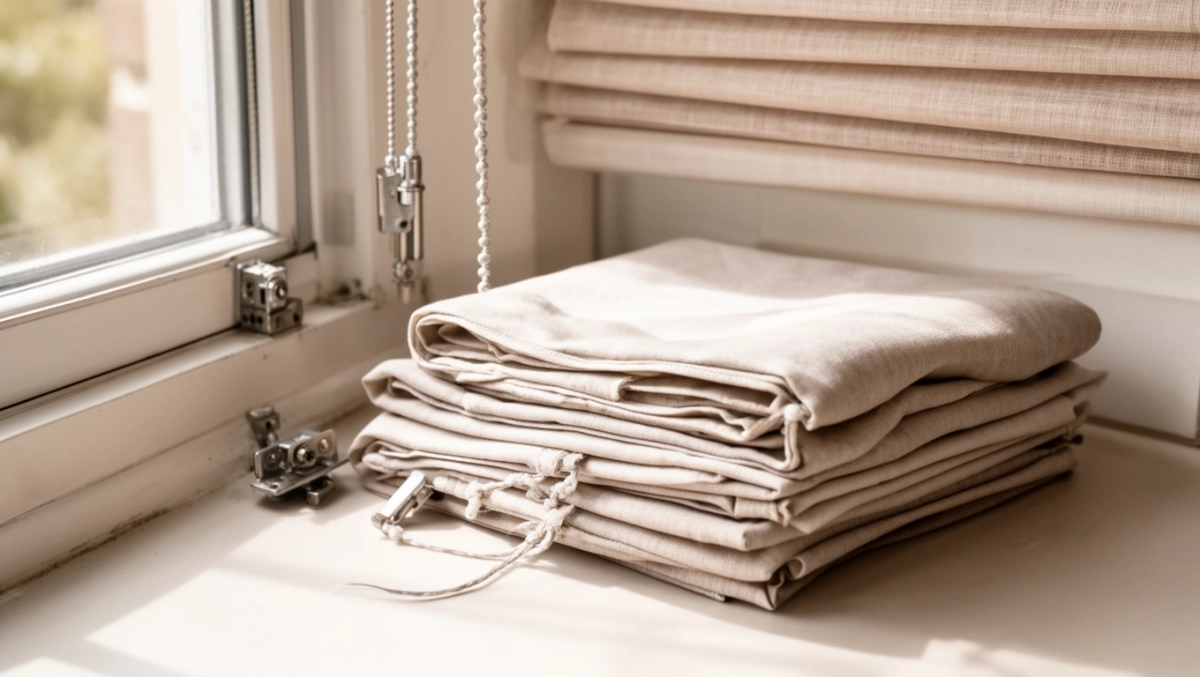 Jak założyć roletę rzymską po praniu