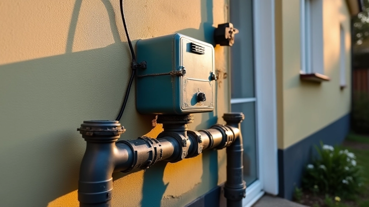 Jaka rura do gazu od skrzynki do domu