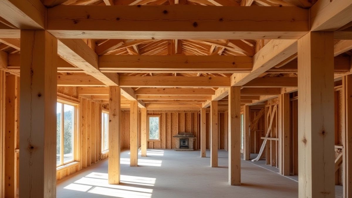 Jakie wymiary drewna na dom szkieletowy