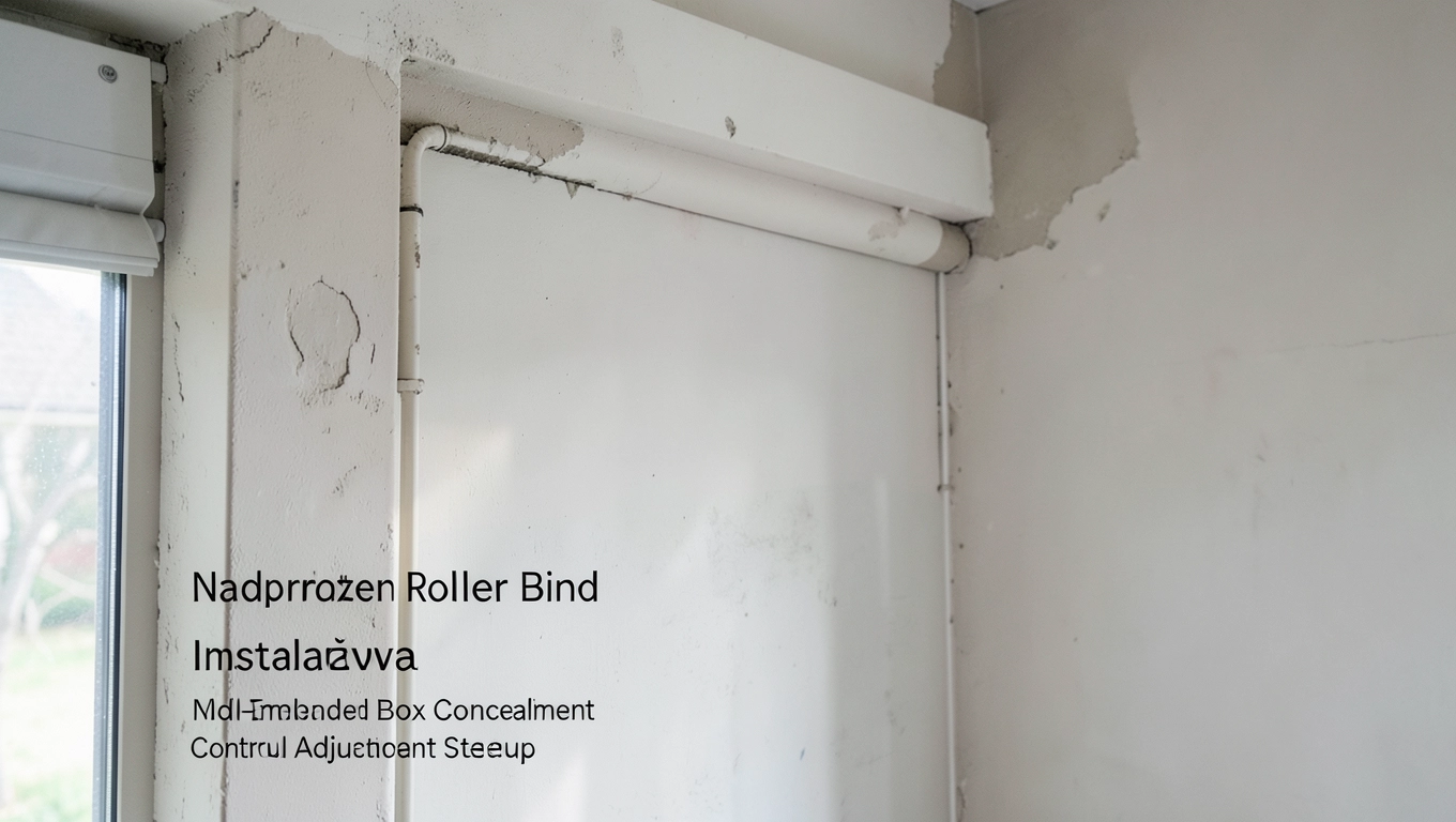 Montaż rolet zewnętrznych podtynkowych