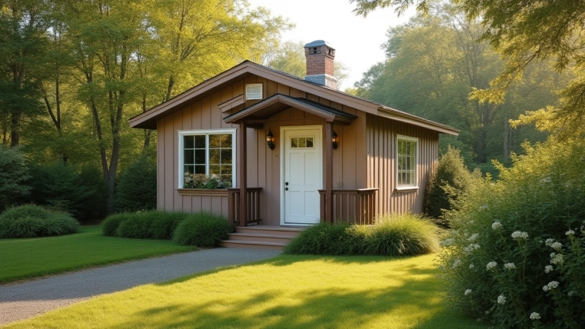 Na jaki kolor pomalować domek na działce