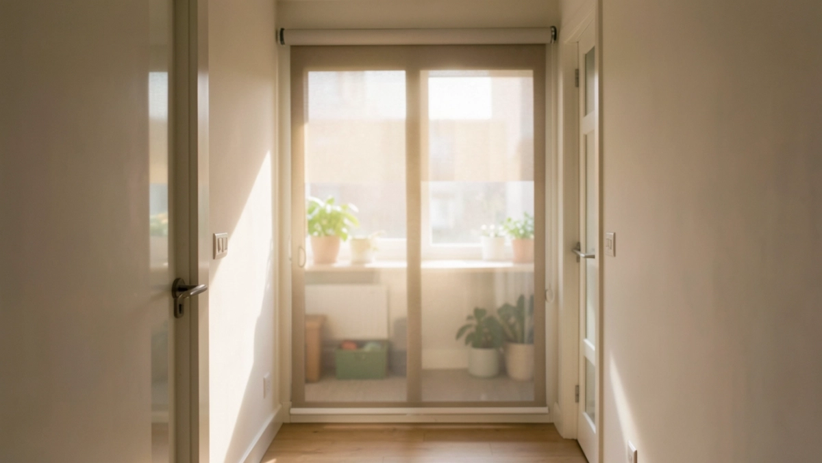 roleta zamiast drzwi do pokoju