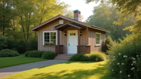 Na jaki kolor pomalować domek na działce