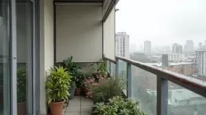Rolety na balkon w bloku